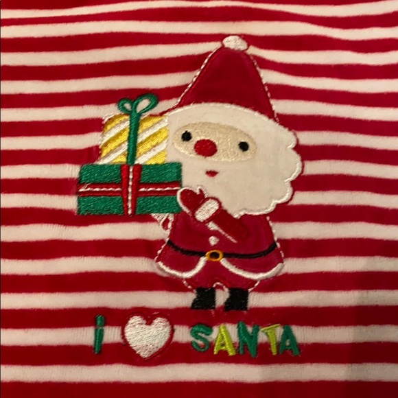 💟 Sale $9 Santa Suit for Baby w/ Santa Hat…Soft Snuggly Velour!!! - Picture 2 of 6